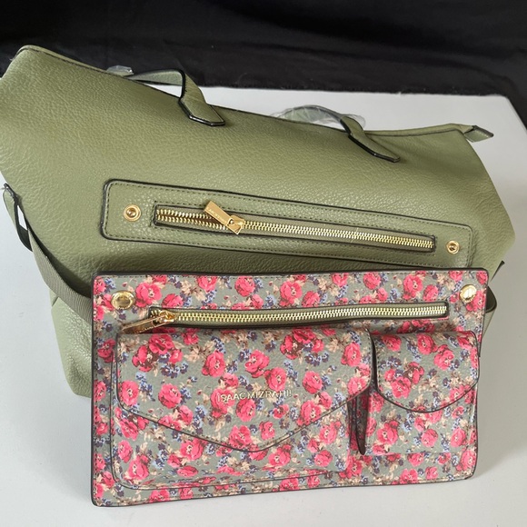 Isaac Mizrahi bag with detachable wallet - Picture 2 of 7